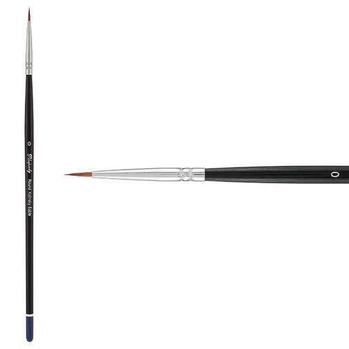 Rhapsody Kolinsky Sable Watercolor Brush Round Size 0 - (76511)