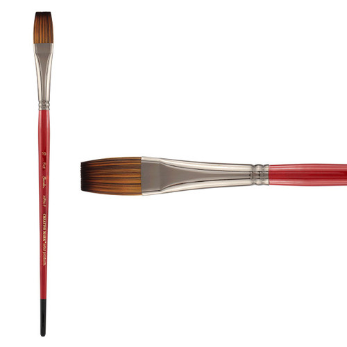 Staccato Series MPM-F Long Handle Brush Size 10 Flat - (89767)