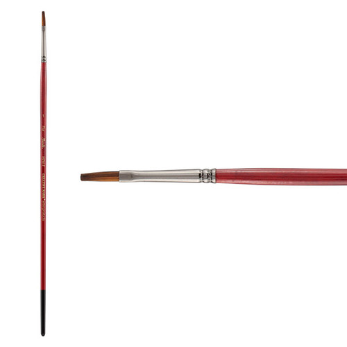 Staccato Series MPM-F Long Handle Brush Size 1 Flat - (89762)