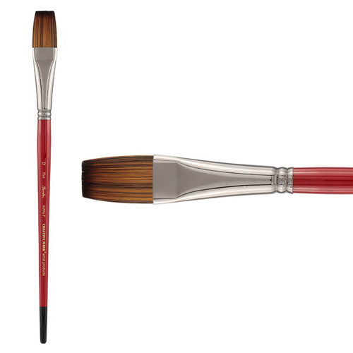 Staccato Series MPM-F Long Handle Brush Size 12 Flat - (89768)