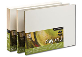 Ampersand Claybord Smooth Cradled 3/4 inch Deep Panel 18x24 - (48929)