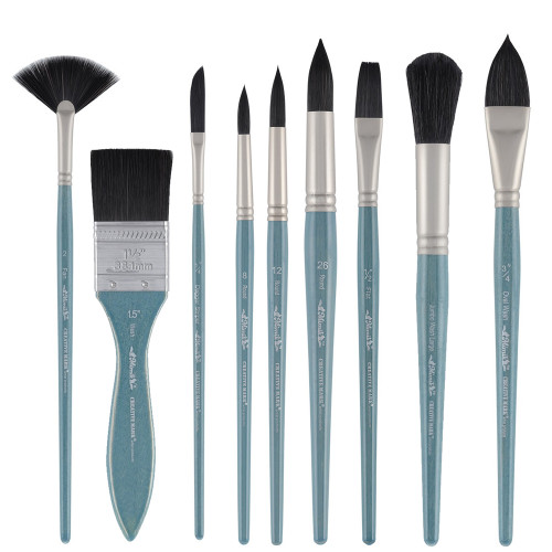 Mimik Synthetic Squirrel Short Handle Brushes
