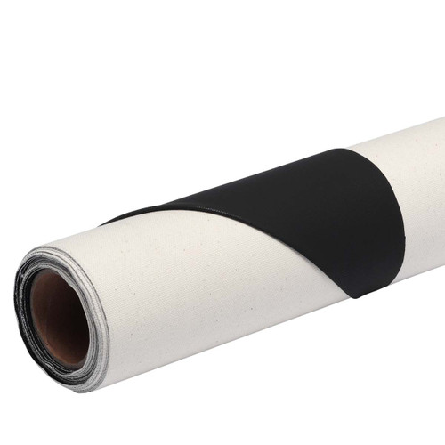 Paramount Primed Cotton Black Canvas 60"x6 yd. Roll - (91440) *Large Product: Additional fee will apply if delivered
