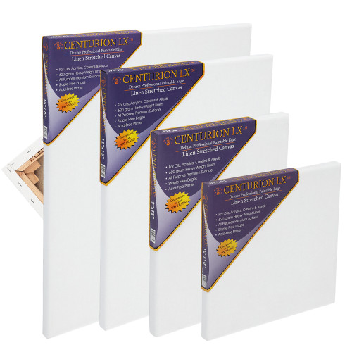 Centurion LX Double Universal Primed Linen 3/4 inch Deep Stretched Canvas Centurion LX Double Universal Primed Linen 3/4 inch Deep Stretched Canvas