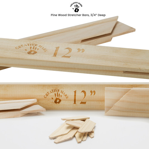 Creative Mark 3/4in. Deep Stretcher Bar Strip Set