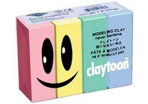 Claytoon Modeling Clay for Kids Sweetheart Colors 4 Pack - (200011716) Claytoon Modeling Clay for Kids Sweetheart Colors 4 Pack - (200011716)