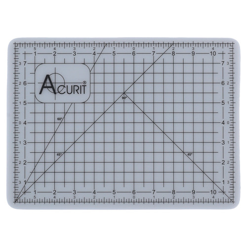 Acurit Self Healing Cutting Mat 9"x12" Translucent - (90585) Acurit Self Healing Cutting Mat 9"x12" Translucent - (90585)