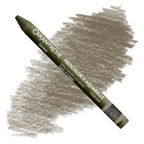 Caran d'Ache Neocolor II Crayon Raw Umber - (100011572)