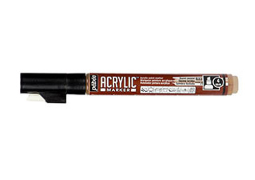 Pebeo 4mm Chisel Acrylic Marker Burnt Sienna - (200029558) Pebeo 4mm Chisel Acrylic Marker Burnt Sienna - (200029558)