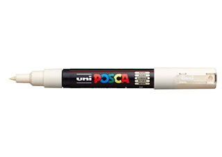 POSCA Paint Marker PC-1M Extra Fine Tapered Ivory - (200033582)