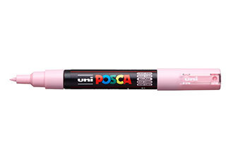 POSCA Paint Marker PC-1M Extra Fine Tapered Light Pink - (200033586)