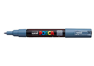 POSCA Paint Marker PC-1M Extra Fine Tapered Slate Grey - (200033593)
