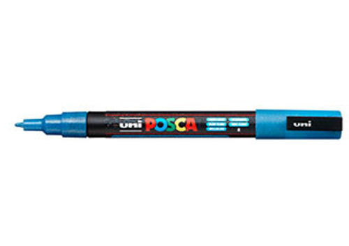 POSCA Paint Marker PC-3M Fine Glitter Light Blue - (200033611) POSCA Paint Marker PC-3M Fine Glitter Light Blue - (200033611)