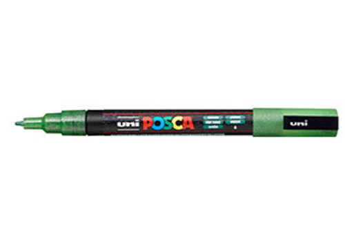 POSCA Paint Marker PC-3M Fine Glitter Green - (200033610) POSCA Paint Marker PC-3M Fine Glitter Green - (200033610)