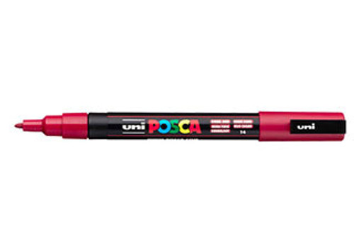 POSCA Paint Marker PC-3M Fine Dark Red - (200033606) POSCA Paint Marker PC-3M Fine Dark Red - (200033606)
