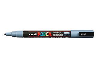 POSCA Paint Marker PC-3M Fine Slate Grey - (200033634)