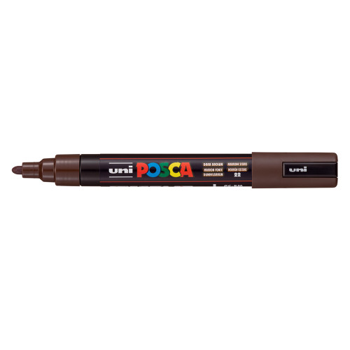 POSCA Paint Marker PC-5M Medium Dark Brown - (200040440) POSCA Paint Marker PC-5M Medium Dark Brown - (200040440)