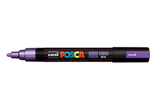 POSCA Paint Marker PC-5M Medium Metallic Violet - (200033666) POSCA Paint Marker PC-5M Medium Metallic Violet - (200033666)