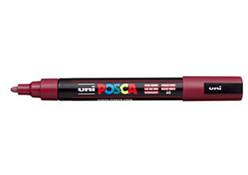 POSCA Paint Marker PC-5M Medium Red Wine - (200033670) POSCA Paint Marker PC-5M Medium Red Wine - (200033670)