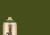 Montana GOLD Spray Paint 400ml Olive Green - (200005527)
