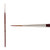 Mimik Synthetic Kolinsky Short Handle Brush Script Liner Size 0 - (89912)