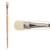 New York Central Control Bristle Series 117 Short Filbert Brush Size 12 - (89266)