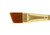 Qualita Golden Taklon Short Handle Angular Brush 5/8 in. - (72503) Qualita Golden Taklon Short Handle Angular Brush 5/8 in. - (72503)