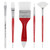Creative Mark Polar-Flo Short Handle Brushes