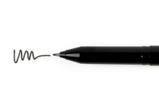Sakura Pigma Sensei Pen 04 Plastic Tip 0.40mm Black - (200003599)