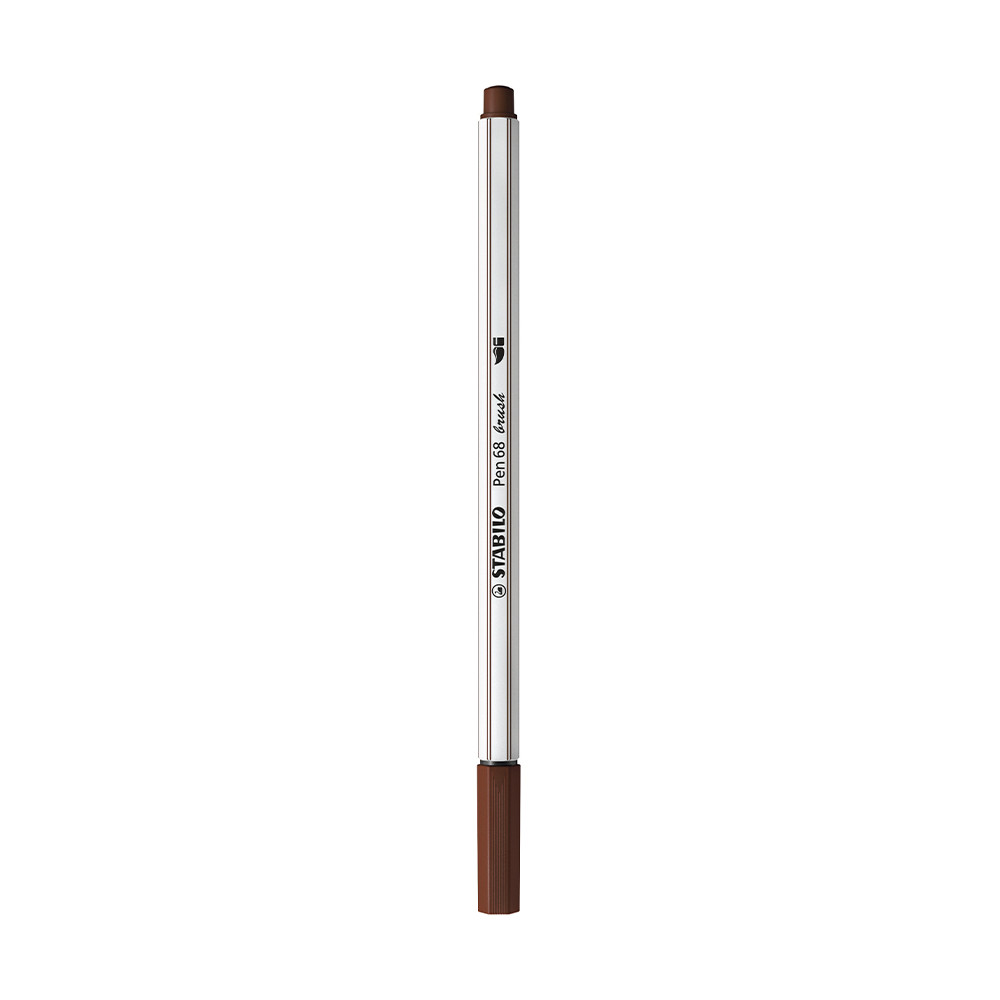 Stabilo Pen 68 Brush Marker Brown - (1000086075)