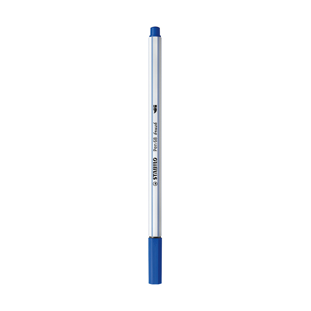 Stabilo Pen 68 Brush Marker Blue - (1000086067)