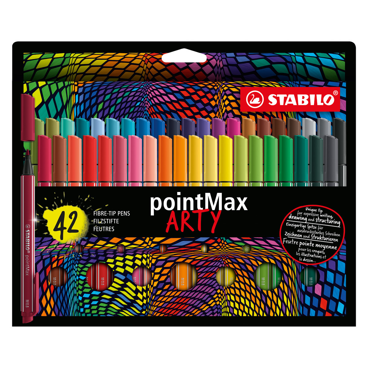 Stabilo PointMax 0.8 mm Pen Arty Set of 42