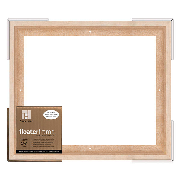 Ampersand Bold 1.5in Depth Floater Frame Maple 11x14 inch - (200025298)