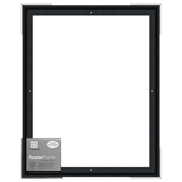 Ampersand Thin 1.5in Depth Floater Frame Black 16x20 inch - (200025340)