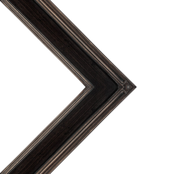 Museum Collection De Stijl Frame Black Silver with Silver Liner 16x20 - (90213)