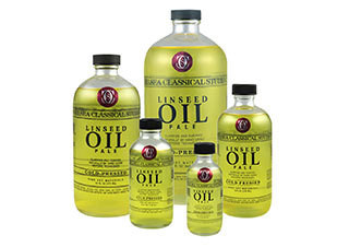 Chelsea Classical Studio Clarified Pale Cold Pressed Linseed Oil 2oz Bottle