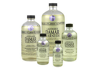 Chelsea Classical Studio Lavender Damar Varnish 2oz Bottle