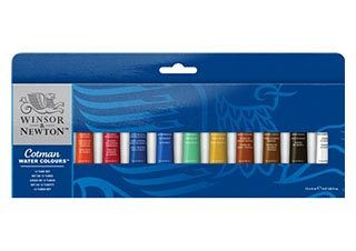 Cotman Watercolor 8ml Set 12 Tube Collection