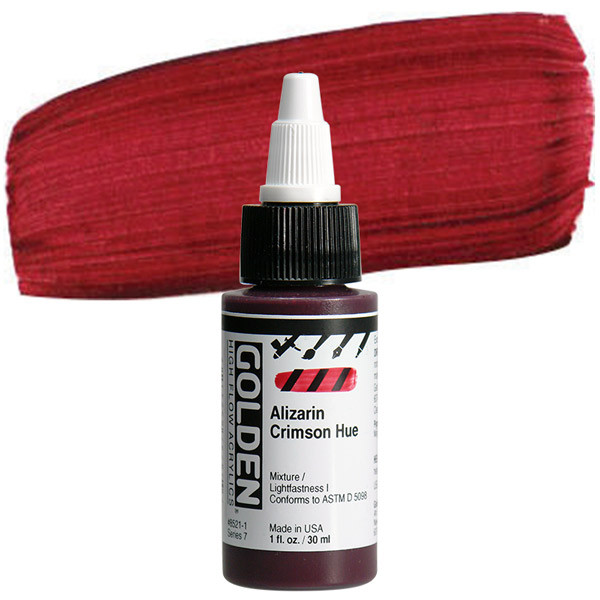 Golden High Flow Acrylic 1 oz. Alizarin Crimson Hue - (200013957)