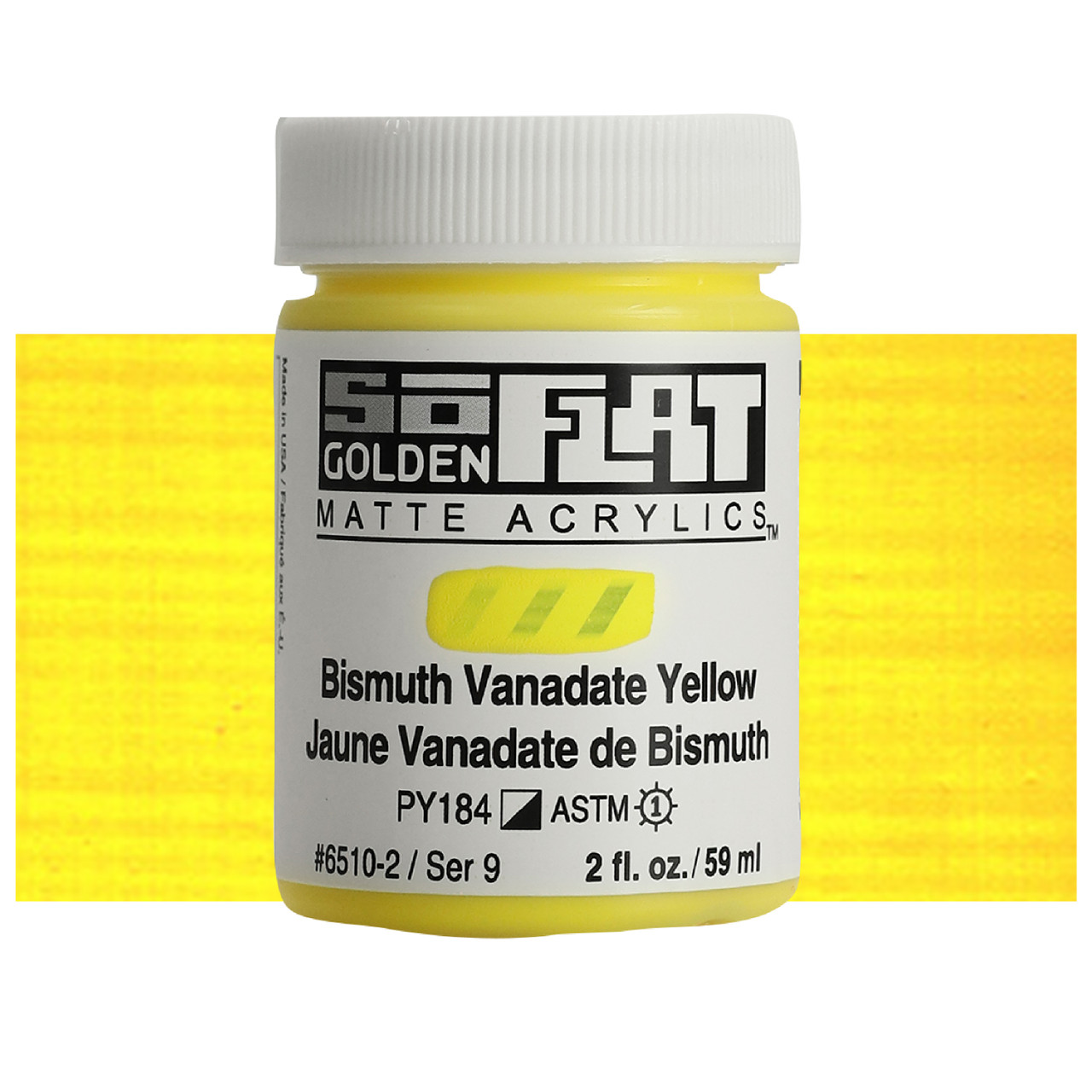 Golden SoFlat Matte Acrylic 2 oz. Bismuth Vanadate Yellow - (200035444)