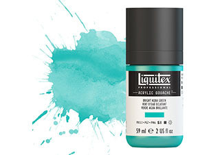 Liquitex Acrylic Gouache 2oz Bright Aqua Green - (200029665)