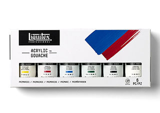 Liquitex Acrylic Gouache 59ml Primary Colors Set of 7