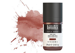 Liquitex Acrylic Gouache 2oz Burnt Sienna - (200029667)