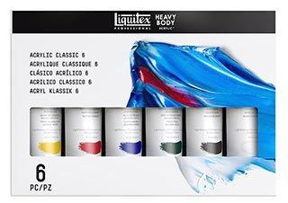 Liquitex Heavy Body 59ml Classic Set of 6 Tubes