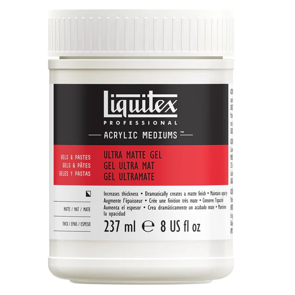 Liquitex Ultra Matte Gel Medium 8oz - (36334)