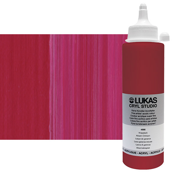 Lukas Cryl Studio Acrylic Paint 250ml Alizarin Crimson - (83687)