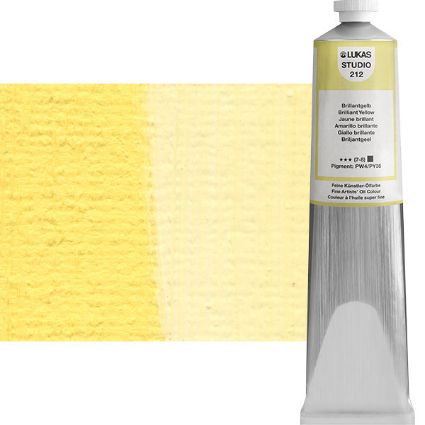Lukas Studio Oil Color Brilliant Yellow 200ml Tube - (69751)