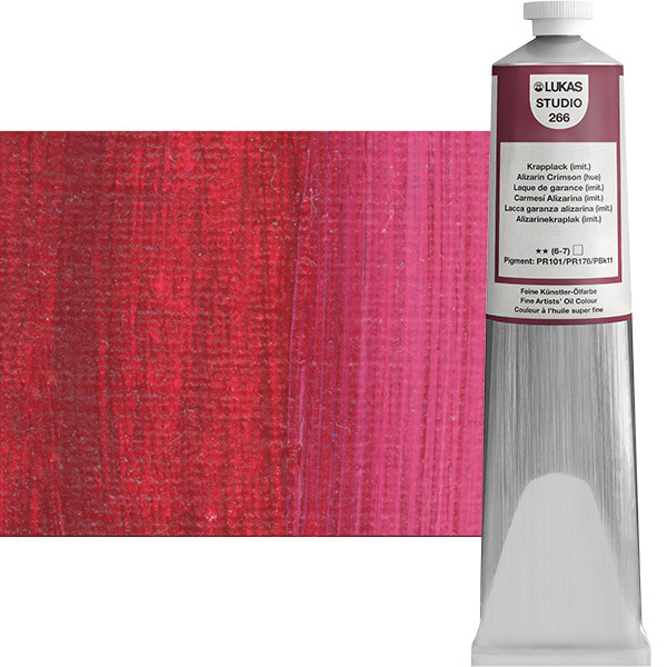 Lukas Studio Oil Color Alizarin Crimson 200ml Tube - (69749)