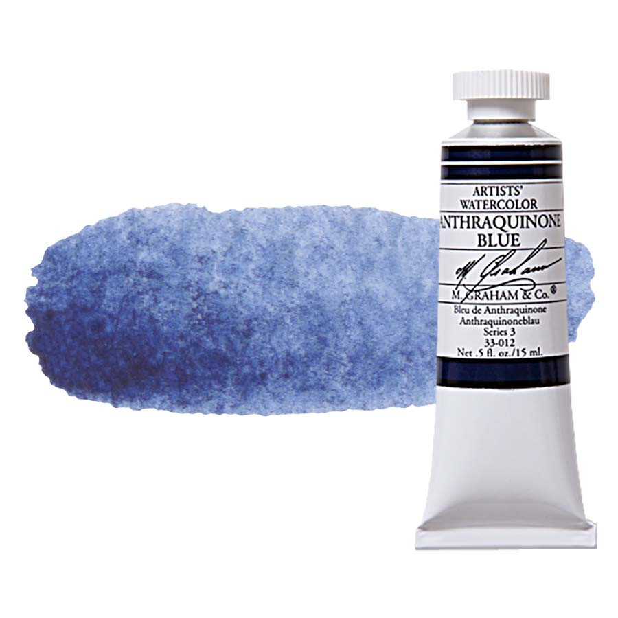 M Graham Watercolor 15ml Tube Anthraquinone Blue - (200017916)