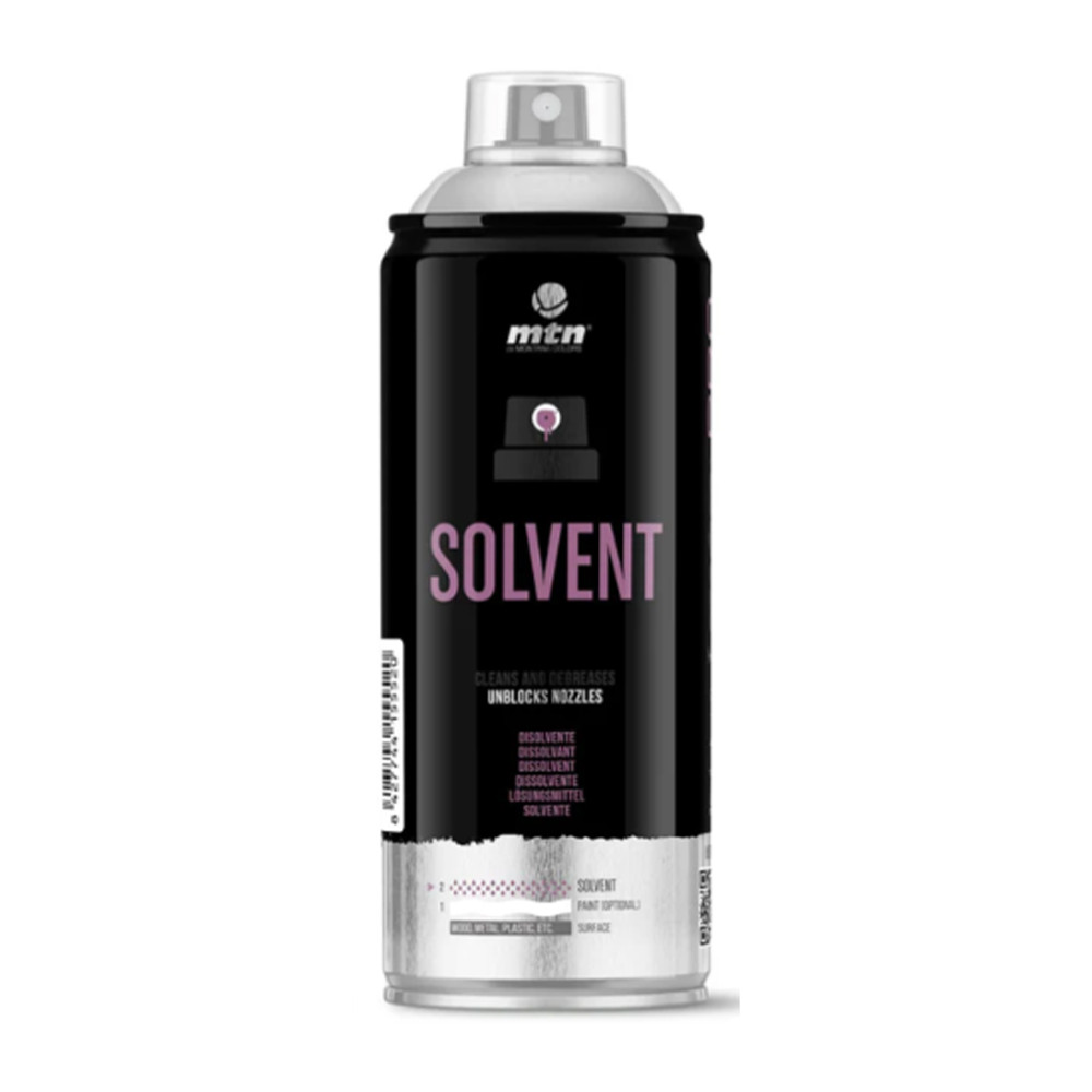 Montana Colors MT PRO Spray Paint Valve Solvent 400ml Can - (1000082141)